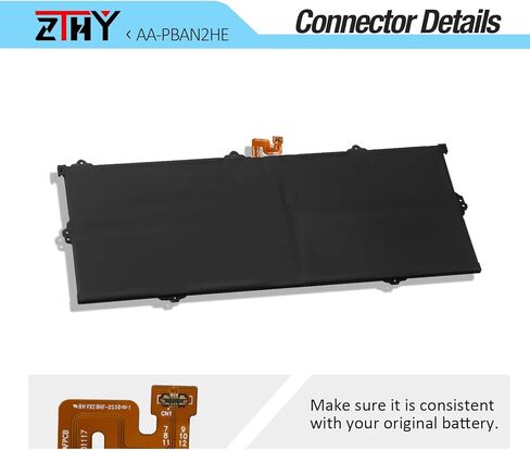 AA-PBAN2HE Laptop Battery Replacement for Samsung Galaxy Book Go 340XLA NP340XLA, 5G 545XLA NP545XLA, LTE 345XLA NP345XLA NP345XLAA, Chromebook Go 14 340XDA XE340XDA XE340XDA-KA1IT BA43-00399A 37Wh in Saudi Arabia