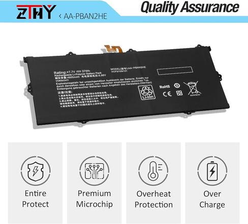 AA-PBAN2HE Laptop Battery Replacement for Samsung Galaxy Book Go 340XLA NP340XLA, 5G 545XLA NP545XLA, LTE 345XLA NP345XLA NP345XLAA, Chromebook Go 14 340XDA XE340XDA XE340XDA-KA1IT BA43-00399A 37Wh in Saudi Arabia