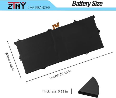 AA-PBAN2HE Laptop Battery Replacement for Samsung Galaxy Book Go 340XLA NP340XLA, 5G 545XLA NP545XLA, LTE 345XLA NP345XLA NP345XLAA, Chromebook Go 14 340XDA XE340XDA XE340XDA-KA1IT BA43-00399A 37Wh in Saudi Arabia