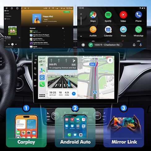 راديو سيارة Android 14 لـ 2 + 32G (تيار متردد يدوي) Ford F150 Raptor 2009-2012 9 بوصات ستيريو سيارة تعمل باللمس مع Carplay Android Auto Backup Camera Mirror Link GPS Navigation WiFi Bluetooth FM SWC in Kuwait