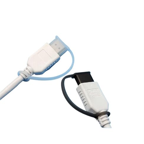 غطاء غبار ذكر HDMI 10 قطع غطاء حماية من السيليكون الشفاف الأسود مع سلك مضاد للضياع لكابل HDMI عالي الوضوح (شفاف) in Saudi Arabia