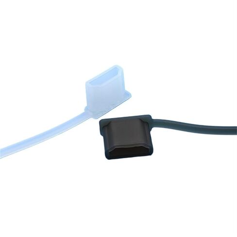 غطاء غبار ذكر HDMI 10 قطع غطاء حماية من السيليكون الشفاف الأسود مع سلك مضاد للضياع لكابل HDMI عالي الوضوح (شفاف) in Saudi Arabia