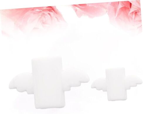 DOITOOL 6pcs USB Cable Protector Cartoon Wing Design White Charging Cable Saver for Data and Flexible for Daily Use Great for in Saudi Arabia