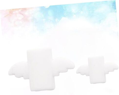 DOITOOL 6pcs USB Cable Protector Cartoon Wing Design White Charging Cable Saver for Data and Flexible for Daily Use Great for in Saudi Arabia