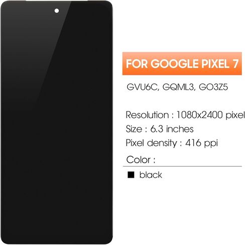TFT لشاشة Google Pixel 7 البديلة لشاشة Pixel 7 LCD GVU6C GQML3 شاشة رقمية تعمل باللمس جزء Repir مع إطار in Kuwait