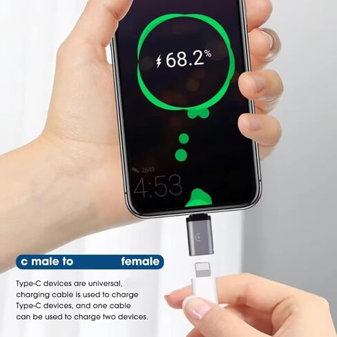 محول 8Pin أنثى إلى USB C ذكر للشحن السريع ونقل البيانات in Kuwait