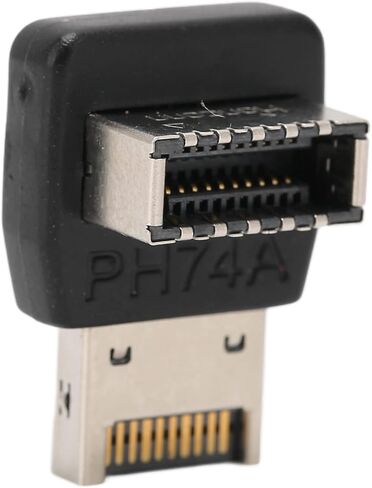 محول USB3.1 TYPEE، اتصال ثابت عالي الأداء للوحة الأم للكمبيوتر، كوع توجيه 90 درجة لعشاق التكنولوجيا، مادة ABS (PH74A) in Kuwait