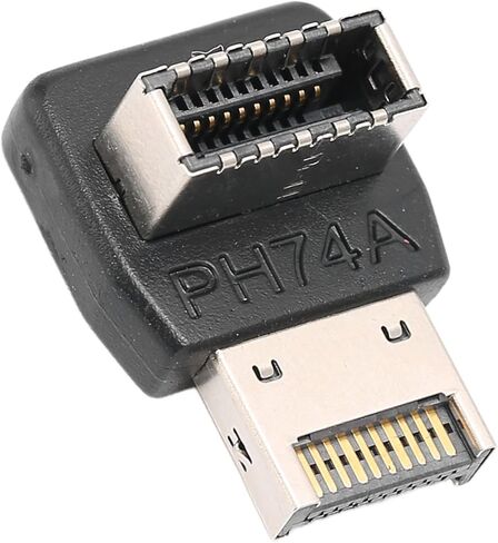 محول USB3.1 TYPEE، اتصال ثابت عالي الأداء للوحة الأم للكمبيوتر، كوع توجيه 90 درجة لعشاق التكنولوجيا، مادة ABS (PH74A) in Kuwait