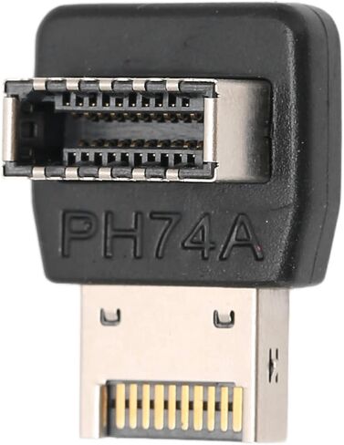 محول USB3.1 TYPEE، اتصال ثابت عالي الأداء للوحة الأم للكمبيوتر، كوع توجيه 90 درجة لعشاق التكنولوجيا، مادة ABS (PH74A) in Kuwait