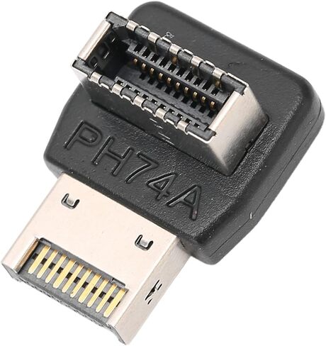 محول USB3.1 TYPEE، اتصال ثابت عالي الأداء للوحة الأم للكمبيوتر، كوع توجيه 90 درجة لعشاق التكنولوجيا، مادة ABS (PH74A) in Kuwait
