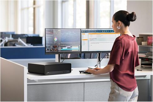 كمبيوتر مكتبي HP EliteDesk 800 G6 SFF صغير الحجم للأعمال، معالج ستة النواة i5-10500، 16 جيجابايت DDR4، 512 جيجابايت SSD، لوحة مفاتيح وماوس، واي فاي، بلوتوث، Windows 11 Pro (متجدد) in Kuwait