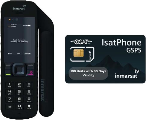 OSAT Inmarsat IsatPhone 2 – Global Satellite Phone with Reliable Voice | Long Battery Life | GPS Tracking | Weather-Resistant Design | Emergency Assistance Button in Saudi Arabia