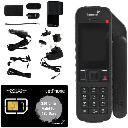 OSAT Inmarsat IsatPhone 2 – Global Satellite Phone with Reliable Voice | Long Battery Life | GPS Tracking | Weather-Resistant Design | Emergency Assistance Button in Saudi Arabia