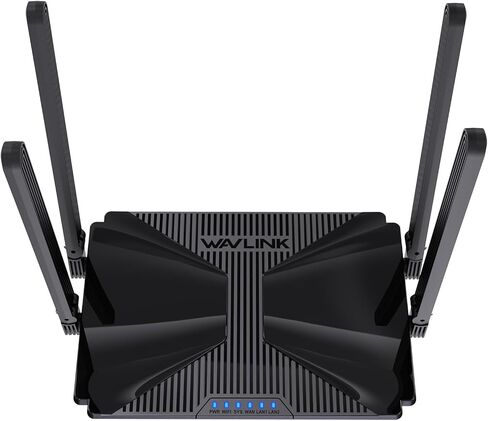 موجه شبكة WiFi 6 AX3000 ثنائي النطاق، موجه جيجابت لاسلكي للألعاب والواقع الافتراضي، كل شيء شبكي ووضع AP، MU-MIMO، تشكيل الشعاع، OFDMA، WPA3، 160 ميجاهرتز وIPv6، 1024-QAM، زمن انتقال منخفض للمنزل أو المكتب in Kuwait