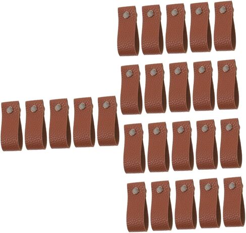 Angoily Sets Dresser Pull Handles Leather Cabinet Knobs Replacement Furniture Pulls Modern Knobs for Wardrobe Doors Easy to Install Pcs in Saudi Arabia