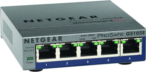 Netgear GS105E-200NAS PROSAFE PLUS 5 PORT GIGABIT SWITCH in Saudi Arabia