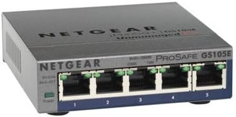 Netgear GS105E-200NAS PROSAFE PLUS 5 PORT GIGABIT SWITCH in Saudi Arabia