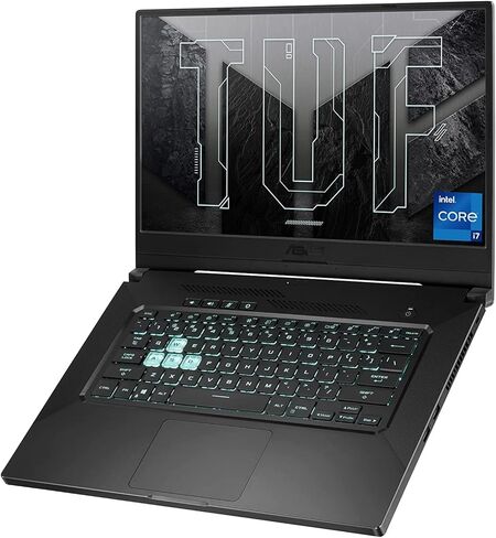 ASUS TUF Dash 15 Gaming Laptop, 15.6" 1920x1080 144Hz, Intel 4-Core i7-11370H, NVIDIA GeForce RTX 3050 Ti 4GB, 40GB DDR4, 4TB SSD, Win10 Pro, Single-Zone RGB Backlit KB, Wi-Fi 6, BT 5.2, Gray in Kuwait