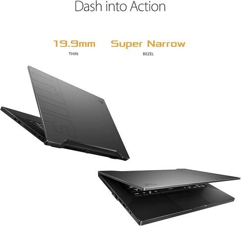 ASUS TUF Dash 15 Gaming Laptop, 15.6" 1920x1080 144Hz, Intel 4-Core i7-11370H, NVIDIA GeForce RTX 3050 Ti 4GB, 40GB DDR4, 4TB SSD, Win10 Pro, Single-Zone RGB Backlit KB, Wi-Fi 6, BT 5.2, Gray in Kuwait