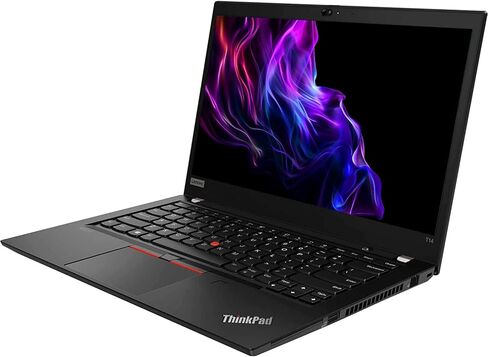 كمبيوتر محمول Lenovo Thinkpad T14 Gen 1، شاشة 14 بوصة عالية الدقة (1920 × 1080)، رباعي النواة i7-10610U، ذاكرة الوصول العشوائي DDR4 سعة 16 جيجابايت، 512 جيجابايت SSD، لوحة مفاتيح بإضاءة خلفية، Thunderbolt 3، HDMI، كاميرا ويب، Windows 11 Pro (متجدد) in Kuwait