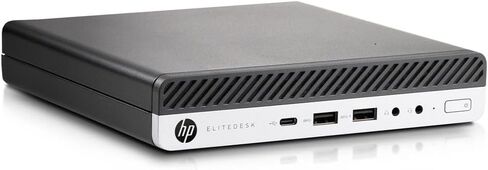 كمبيوتر مكتبي HP EliteDesk 800 G5 صغير عالي الأداء، الجيل التاسع Intel Core i5-9500T، ذاكرة وصول عشوائي DDR4 سعة 16 جيجابايت، SSD 256 جيجابايت، لوحة مفاتيح وماوس، دعم 4K، WiFi، Windows 11 Pro (متجدد) in Saudi Arabia