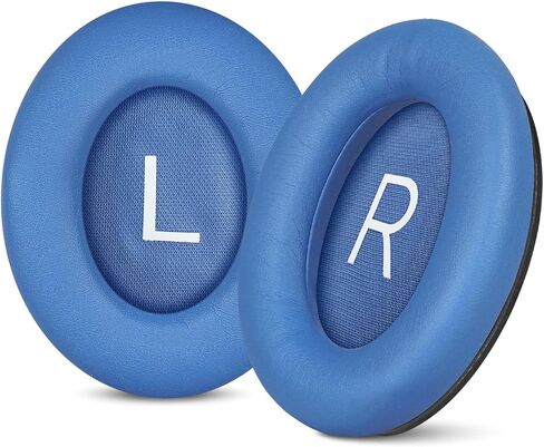 Aurivor Replacement Ear Pads for Bose QuietComfort 45 35 ii (QC45 QC35) Headphones, Anti-Tear Earpads Cushions for QC SE SC & New Quiet Comfort (Deep Bass), Softer Foam & Leather (Black) in Saudi Arabia