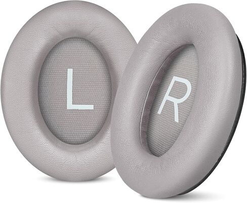 Aurivor Replacement Ear Pads for Bose QuietComfort 45 35 ii (QC45 QC35) Headphones, Anti-Tear Earpads Cushions for QC SE SC & New Quiet Comfort (Deep Bass), Softer Foam & Leather (Black) in Saudi Arabia