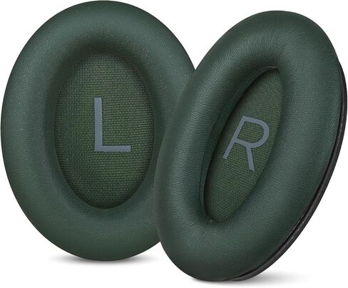 Aurivor Replacement Ear Pads for Bose QuietComfort 45 35 ii (QC45 QC35) Headphones, Anti-Tear Earpads Cushions for QC SE SC & New Quiet Comfort (Deep Bass), Softer Foam & Leather (Black) in Saudi Arabia
