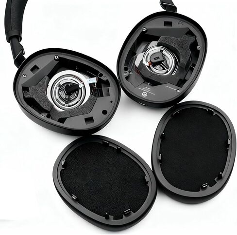 وسائد أذن بديلة من جل التبريد XM6 متوافقة مع سماعات الأذن Sony WH-1000XM6 المانعة للضوضاء، وسائد أذن من نسيج الحرير الجليدي وإسفنج الذاكرة عالي الكثافة، وسمك إضافي in Saudi Arabia