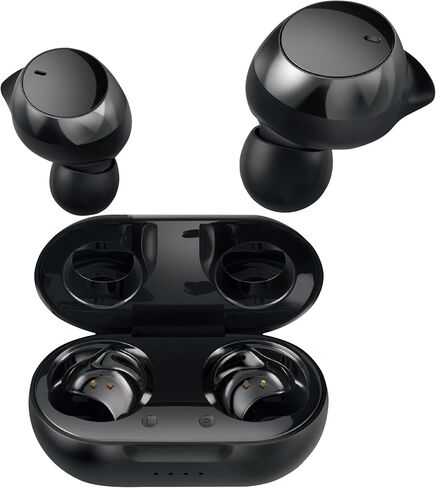 Coby Pro Fitness True Wireless Earbuds w/Charging Case | Sweat Resistant, Noise-Isolation, Auto-Pair, HD Audio, 15-HR Play Bluetooth Fitness Buds | Siri, Google Compatible, Hands-Free Calls (White) in Kuwait