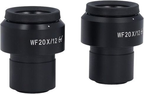 عدسة المجهر Widefield قابل للتعديل الديوبتر عدسة بصرية 20X التكبير للبحوث المختبرية سبائك الألومنيوم 30 مللي متر واجهة 2 قطعة in Saudi Arabia