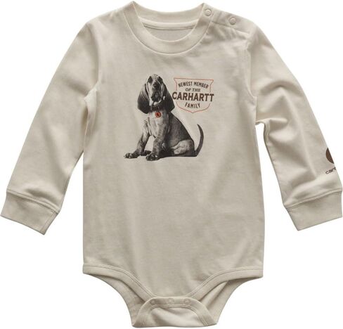 Carhartt Kid's CA6719 Long-Sleeve Dog Bodysuit - Boys in Saudi Arabia