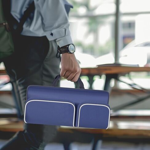 Travel Case for Logitech MK270/ MK345/ MK335/ MK955/ MK235, for HP 230, for Apple Magic Keyboard. Keyboards Carrying Storage Holder with Pocket for Logitech Mouse and USB Receiver (Box Only)-Blue in Saudi Arabia