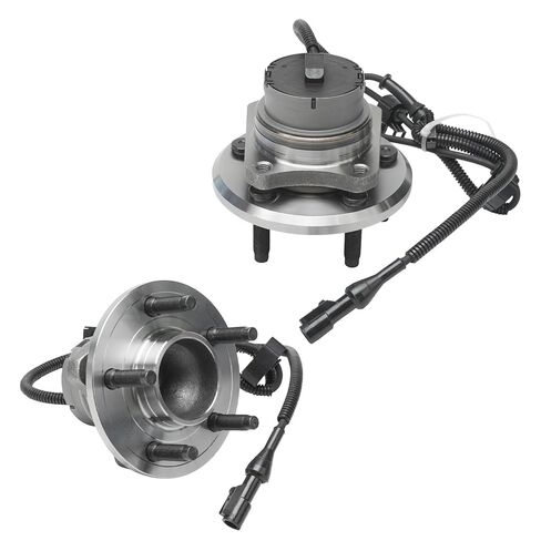 Detroit Axle - FWD Rear Wheel Bearing Hubs for 2011-2018 Ford Fiesta [Except ST Model], 2012 2013 2014 2015 2016 2017 Wheel Bearing and Hubs Assembly Replacement in Saudi Arabia