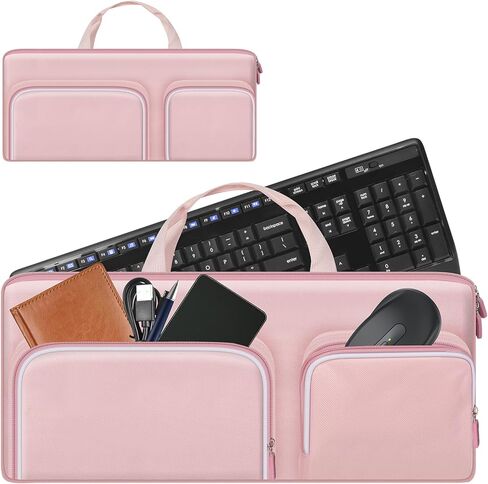 Travel Case for Logitech MK270/ MK345/ MK335/ MK955/ MK235, for HP 230, for Apple Magic Keyboard. Keyboards Carrying Storage Holder with Pocket for Logitech Mouse and USB Receiver (Box Only)-Blue in Saudi Arabia