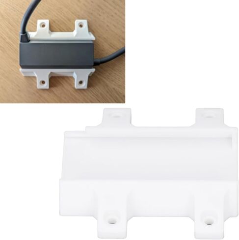 Ethernet Adapter Mount Secure Wall Mount Bracket Cable Organization Sturdy Construction Ethernet Adapter Bracket, White in Saudi Arabia