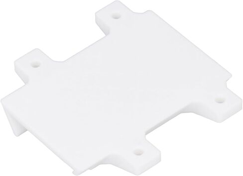 Ethernet Adapter Mount Secure Wall Mount Bracket Cable Organization Sturdy Construction Ethernet Adapter Bracket, White in Saudi Arabia