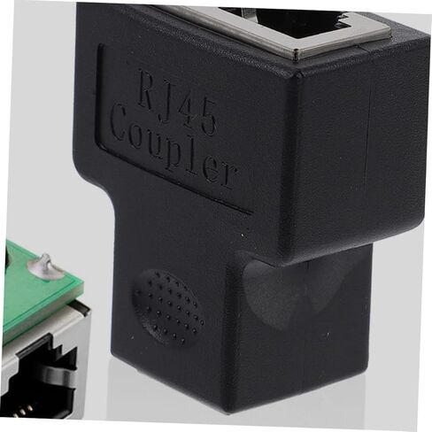 jojofuny Plastic Ethernet Splitter Adapter Network Splitter Connector for Dual Outputs PCB Design for Home and School Use Easy Signal Transmission in Saudi Arabia