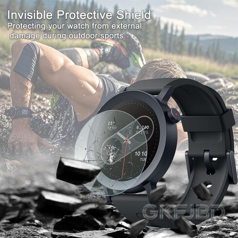 متوافق مع مجموعة واقي الشاشة والجراب CMF Watch 3 pro، طبقة واقية من الزجاج المقوى عالي الدقة مضاد للخدش وغطاء إطار ناعم من مادة TPU (عبوة من 3+2) in Kuwait