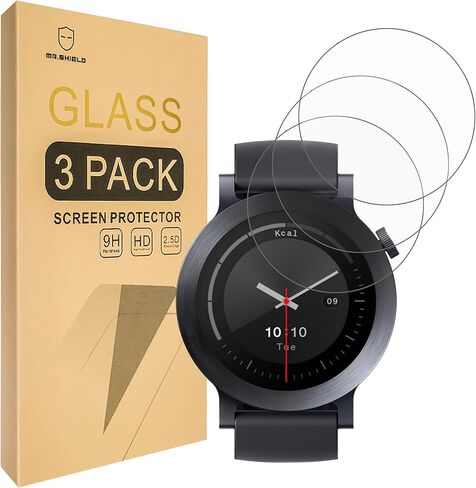 واقي شاشة Mr.Shield متوافق مع لا شيء (CMF Watch 3 Pro) [زجاج مقسى] [3-PACK] [زجاج ياباني بصلابة 9H] in Saudi Arabia