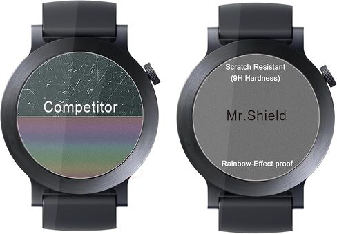 واقي شاشة Mr.Shield متوافق مع لا شيء (CMF Watch 3 Pro) [زجاج مقسى] [3-PACK] [زجاج ياباني بصلابة 9H] in Saudi Arabia