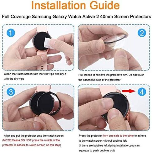 Lamshaw متوافق مع واقي الشاشة iTouch AIR 5، [3 عبوات] غشاء واقي شاشة ناعم PET بتغطية كاملة ثلاثية الأبعاد متوافق مع الساعة الذكية iTouch AIR 5 1.85 بوصة (3 عبوات) in Kuwait