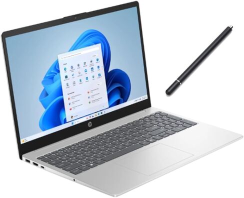 شاشة لمس HP 15.6 بوصة FHD IPS | AMD Ryzen 7 7730U (تغلب على Intel Core 7 150U) | رسومات ايه ام دي راديون | فضة | كاميرا ويب | 16 جيجا رام | 512 جيجا اس اس دي | ويندوز 11 هوم | حزمة مع قلم ستايلس in Kuwait