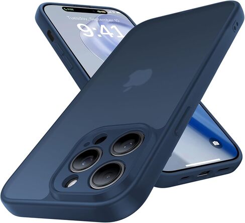 Shockproof for iPhone 16 Pro Case, [Full Camera Protection] [Military-Grade Drop Protection] Protective Anti-Yellow Slim Translucent Skin-Friendly for iPhone 16 Pro Phone Case, Forest Green in Saudi Arabia