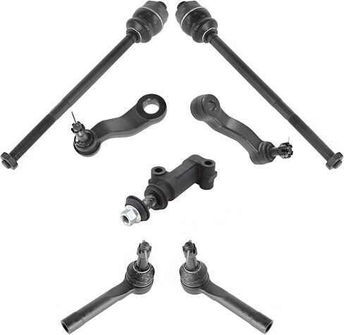 TRQ Front Steering Kit Idler Arm Arm Bracket Armbly Pitman ARM ROD ROD متوافق مع 02-06 CADILLAC 99-07 CHEVROLET GMC in Saudi Arabia