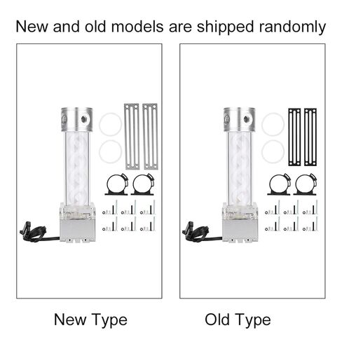 Water Cooling Pump, PC Pump Reservoir Combo, Computer Water Cooling Tank, 4 Meter Head, 800L/h, PWM Speed Control, Computer Accessories (Silver) in Saudi Arabia