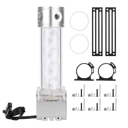 Water Cooling Pump, PC Pump Reservoir Combo, Computer Water Cooling Tank, 4 Meter Head, 800L/h, PWM Speed Control, Computer Accessories (Silver) in Saudi Arabia