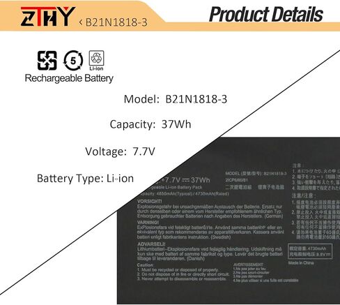 B21N1818-3 B21N1818-2 استبدال البطارية لـ Asus VivoBook A515 F515 M515 R565 S515 X515 A515EP A515JA F515EA F515MA M515UA S515EA S515JA X515D X515EA X515EP X515F X415 M415 R565 A545 R545 X545 F545 in Saudi Arabia
