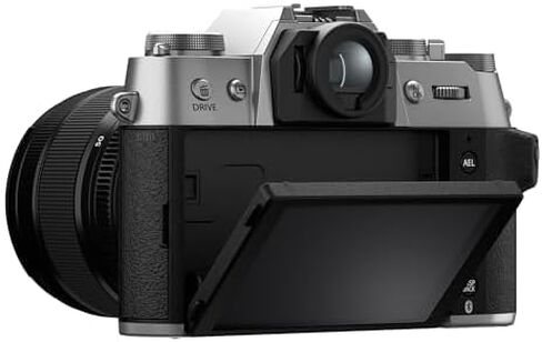 كاميرا فوجي فيلم X-T50 الرقمية بدون مرآة XF16-50mmF2.8-4.8 R LM WR مجموعة عدسات - حزمة فضية مع ملحقات إضافية in Saudi Arabia