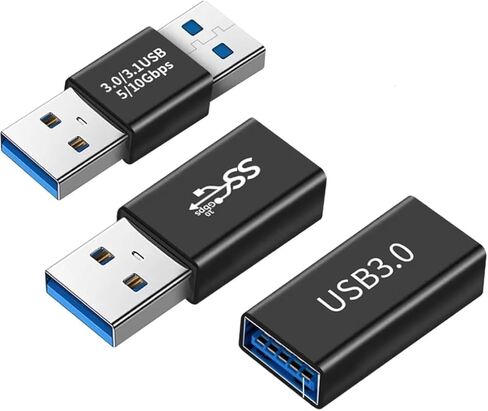 مجموعة محول USB 3.0، USB 3.0 أنثى إلى أنثى وذكر إلى ذكر وأنثى إلى ذكر، وصلة تمديد تحويل عالية السرعة in Kuwait